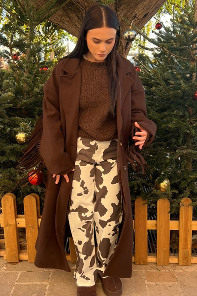 Manteau franges DENVER