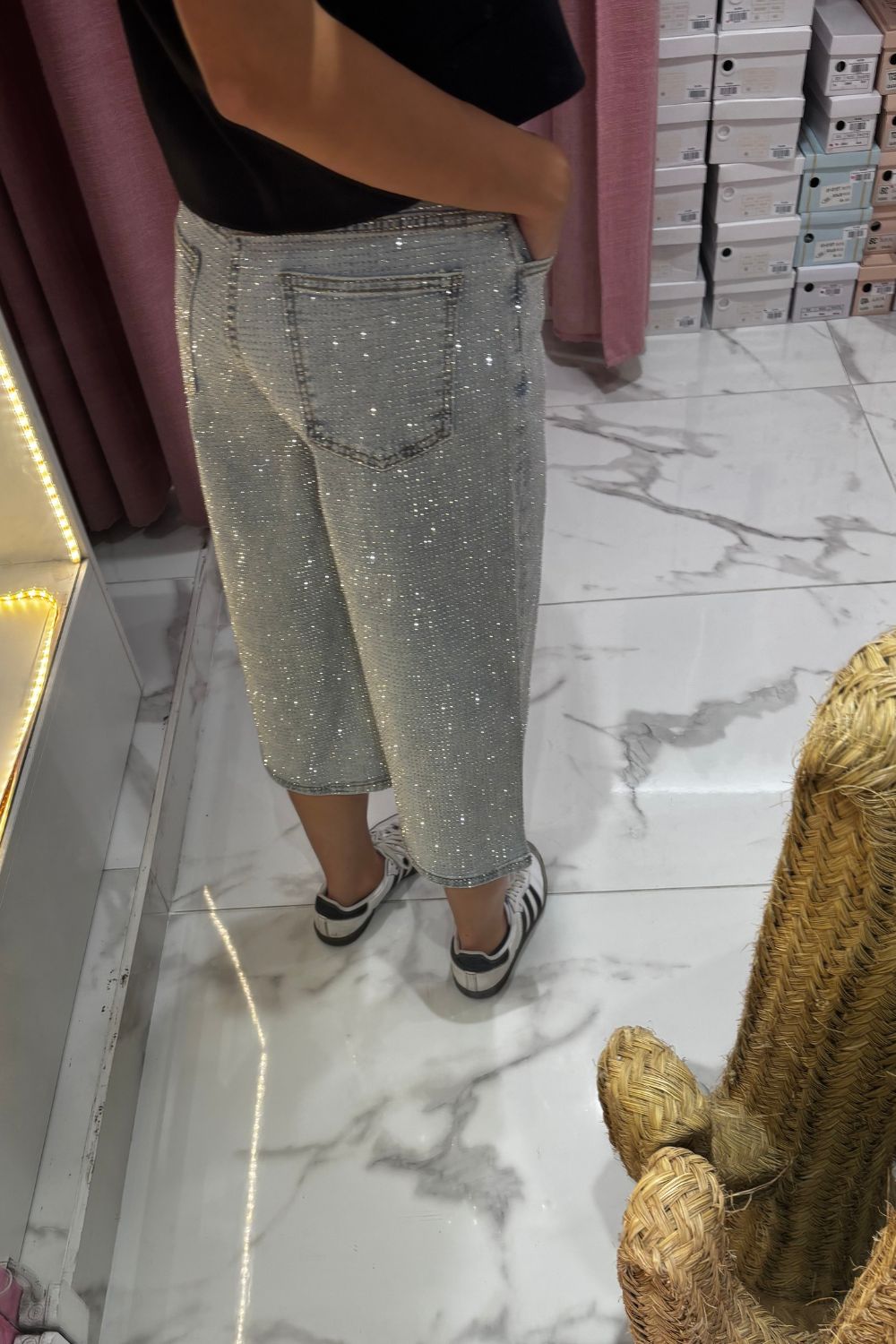 Bermuda à strass OXFORD