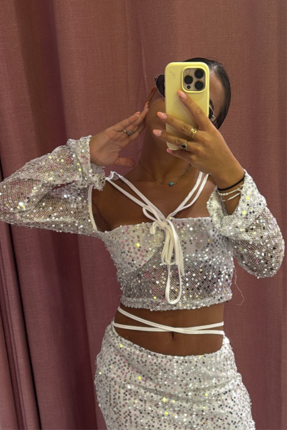 Haut sequins COVA