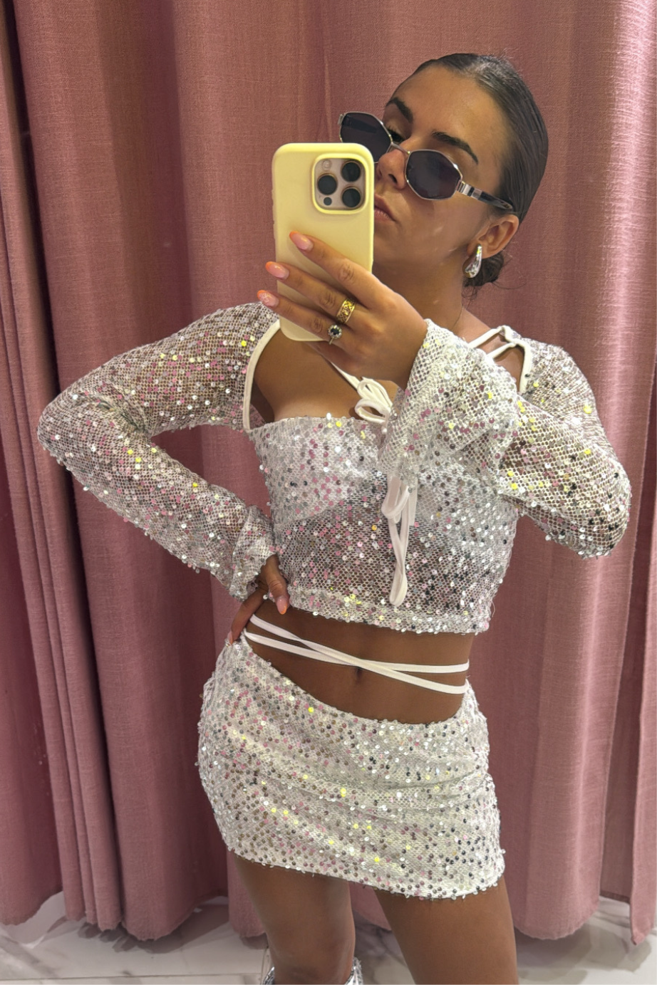 Haut sequins COVA