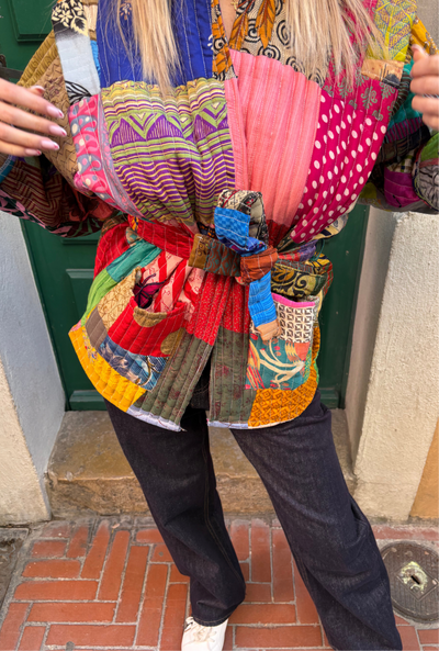 Gilet patchwork MENTON 23