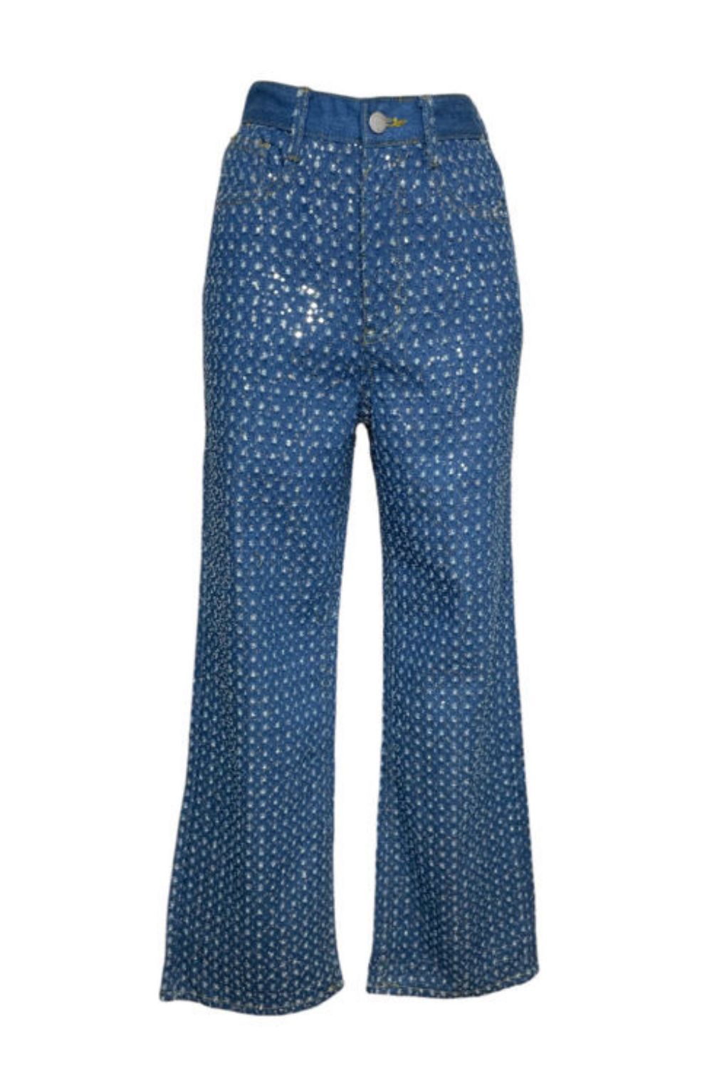 Jeans sequins NEW YORK