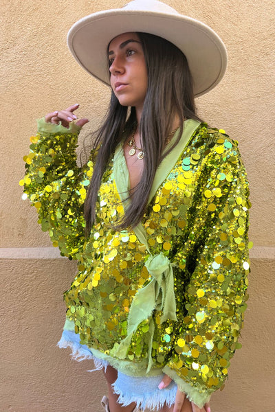 Kimono sequins SANTA