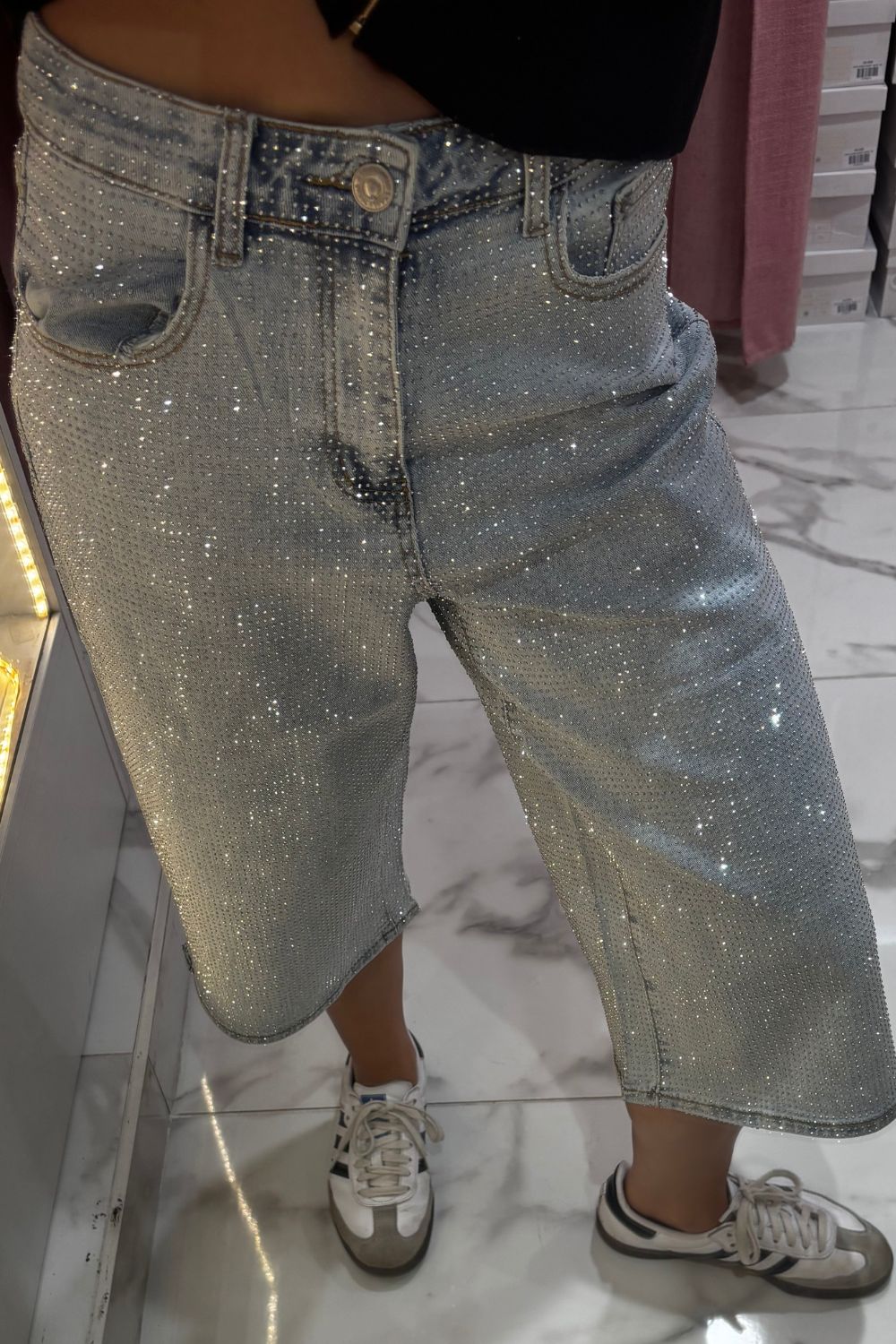 Bermuda à strass OXFORD