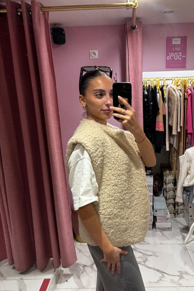 Gilet bouclette GÉORGIE
