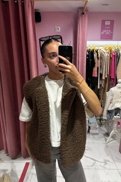 Gilet bouclette GÉORGIE
