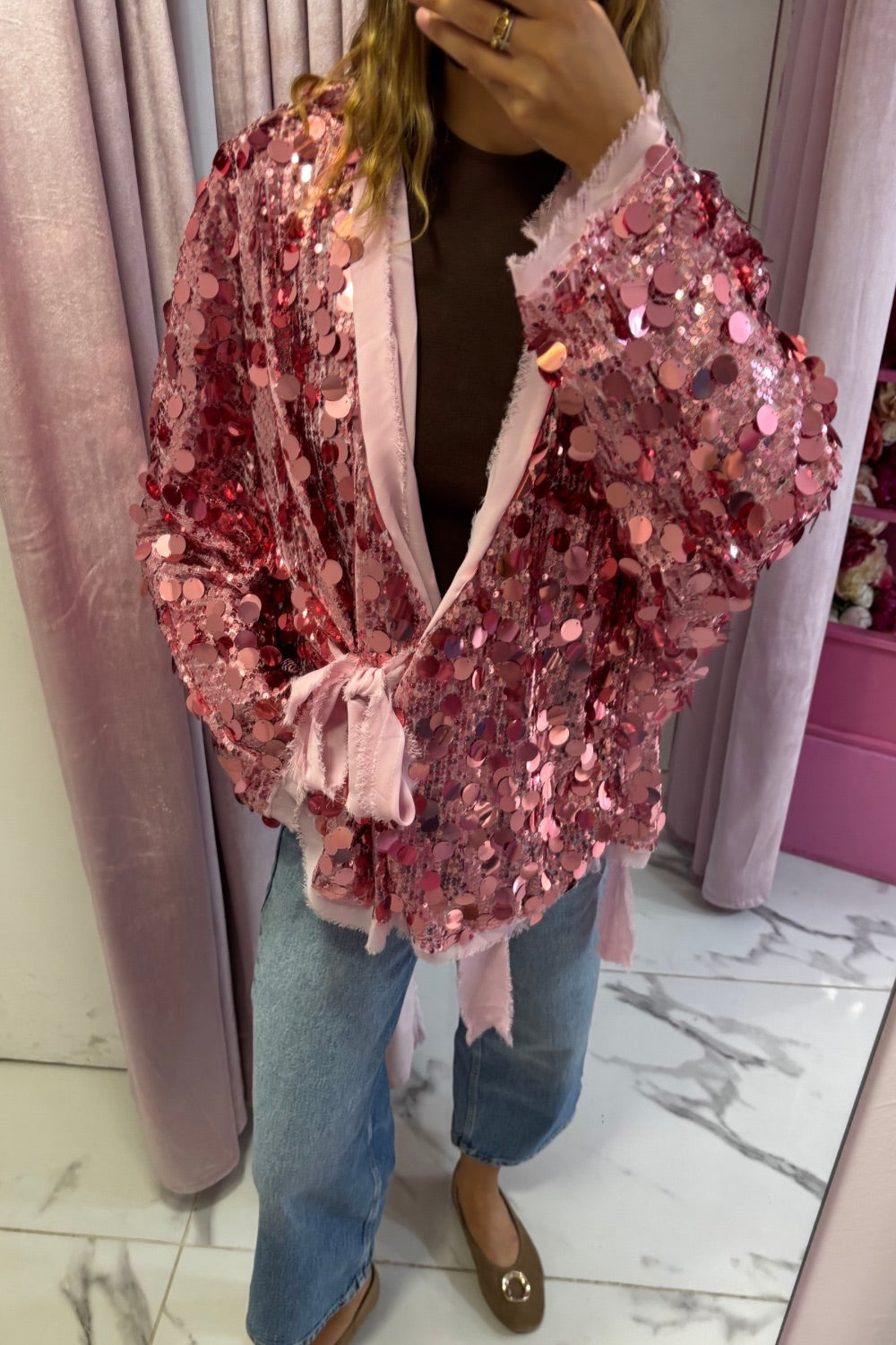 Kimono sequins SANTA
