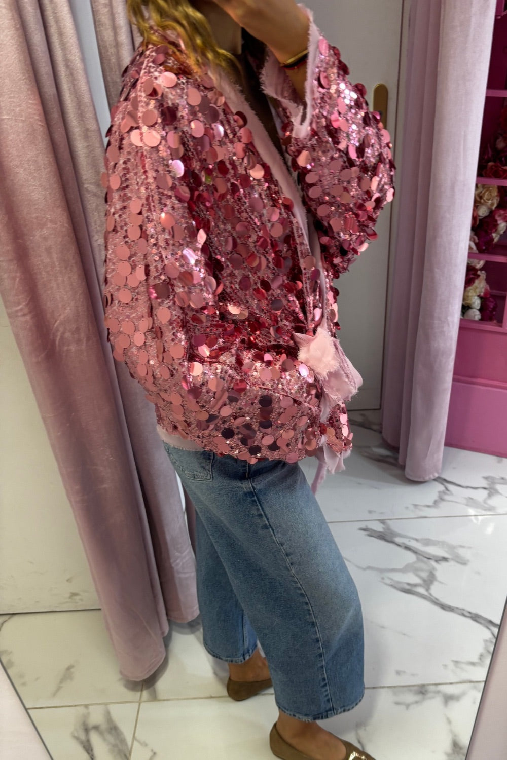 Kimono sequins SANTA