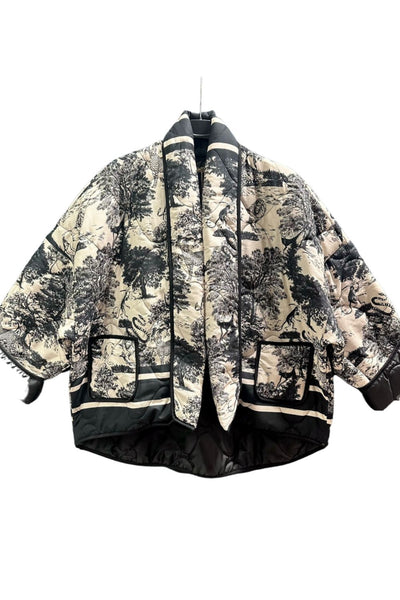 Veste matelassé toile de jouy