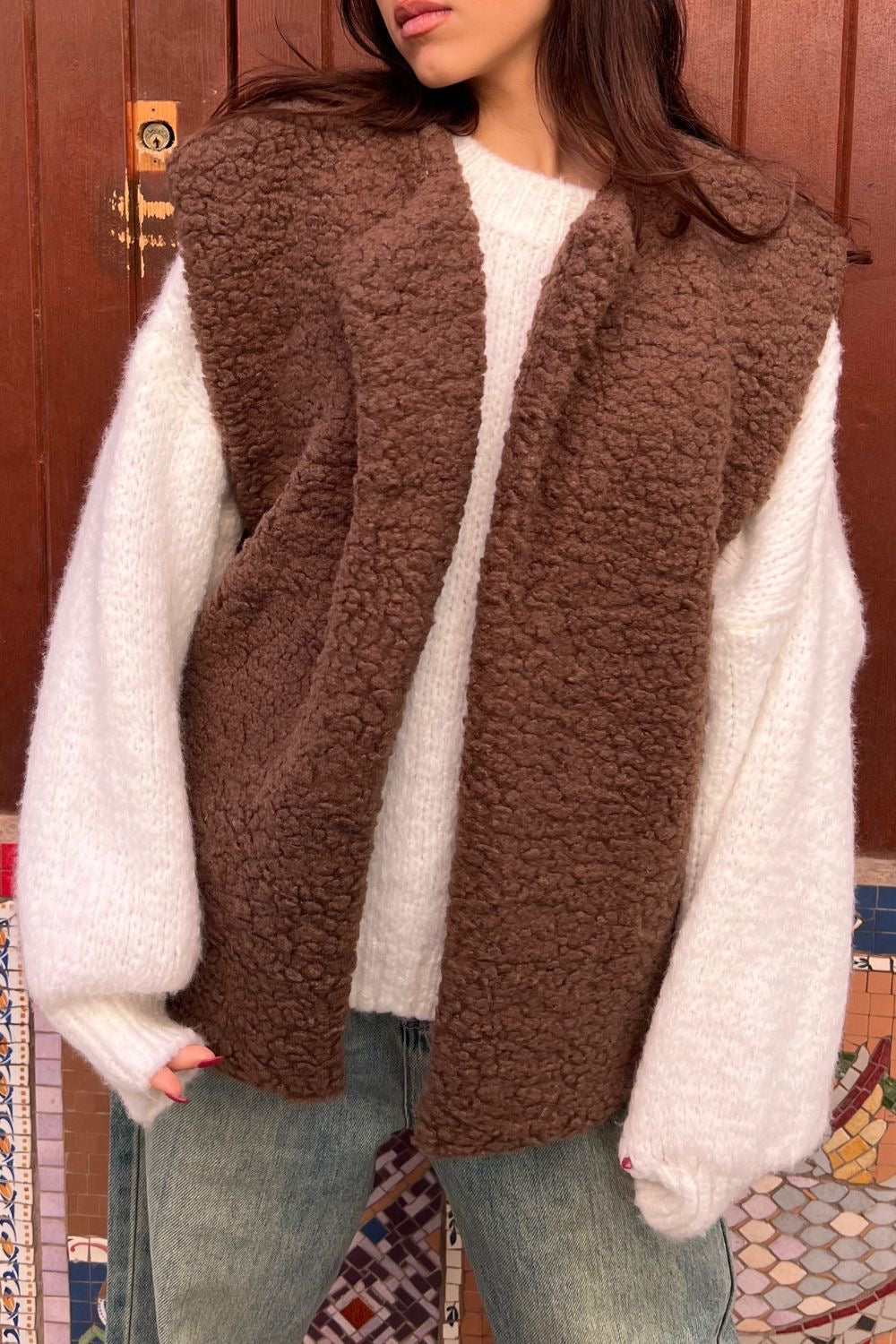 Gilet bouclette GÉORGIE