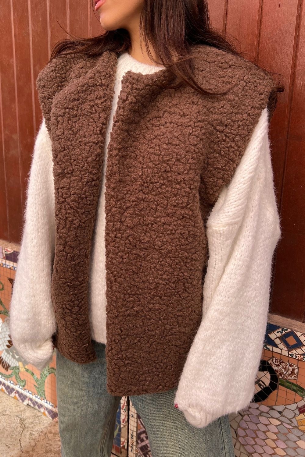 Gilet bouclette GÉORGIE