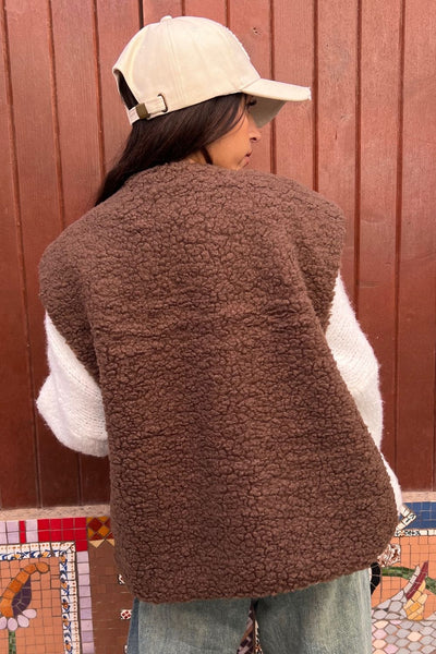 Gilet bouclette GÉORGIE