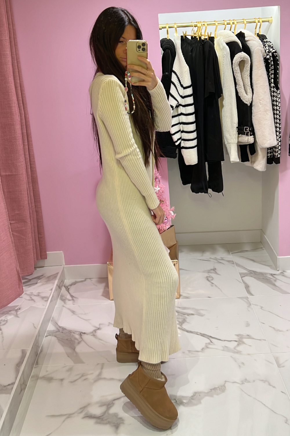 Robe pull boutons DALLAS