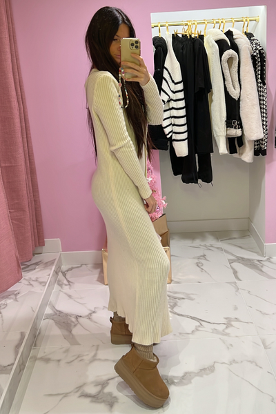 Robe pull boutons DALLAS